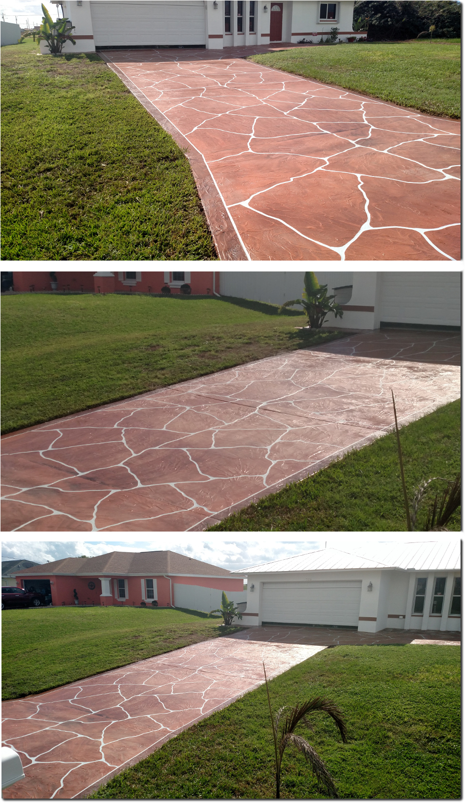 Decorative Concrete Curbing Fort Myers FL Driveway Resurfacing