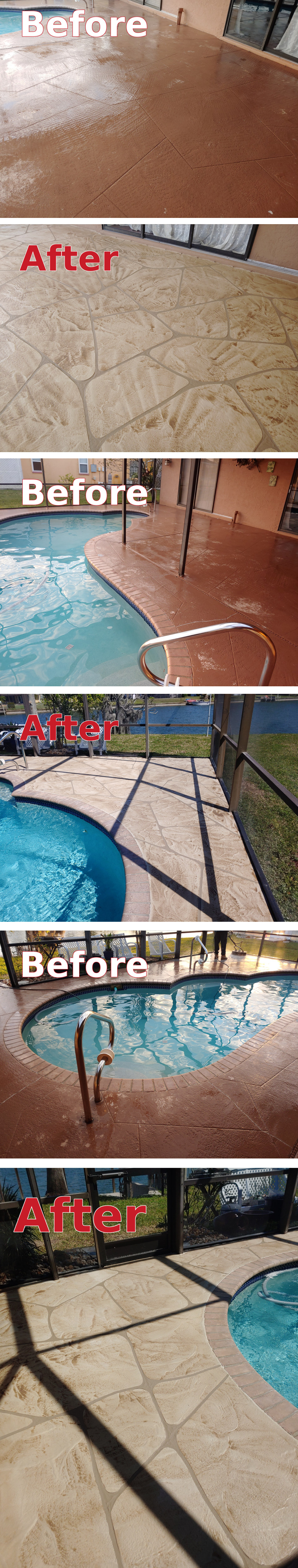 Decorative Concrete Curbing Fort Myers FL Driveway Resurfacing
